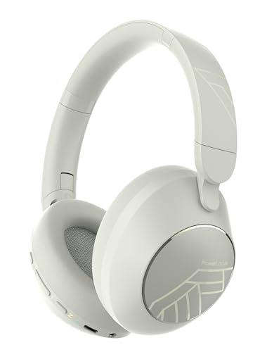 PowerLocus Bluetooth Kopfhörer Over Ear, Kopfhörer Kabellos Bluetooth mit Mikrofon, 70std Spielzeit, HiFi Stereo Tiefer Bass,Faltbares Wireless Headphones für Reisen/Handy/PC von PowerLocus