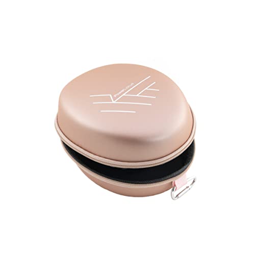 PowerLocus Hartschalen-Tragetasche für On Ear & Over Ear Kopfhörer PowerLocus P1/P2/P4/P6/P7 (Rose Gold) von PowerLocus