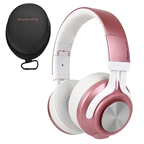 PowerLocus P3 Bluetooth Over-Ear Kopfhörer, [40std Spielzeit] Kopfhörer Kabellos mit HD Stereo,Faltbar Wireless Kopfhörer mit Mikrofon zum Freisprechen Kabellose & Kabel für iPhone/Android/Windows/TV von PowerLocus