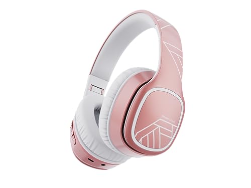 PowerLocus P7 Bluetooth Kopfhörer Over Ear, Faltbare Headphones, Kabellose Kopfhörer mit Bass-Modi, Hi-Fi Stereo mit Freisprechfunktion, USB-C Aufladen und Lang Akkulaufzeit für iPhone/PC/TV von PowerLocus