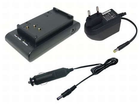 PowerSmart® 230V AC (Input), 12V-1A (Output) Ladegerät Netzteil + Kfz-Anschlusskabel für Sharp VL-HX-10U, VL-S6, VL-E30, VL-E31, VL-E32U, VL-E35U, VL-E36C, VL-E36U, VL-E40, VL-E41 von PowerSmart