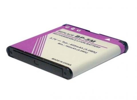 PowerSmart® 3,70V 800mAh Li-Ion passt zu den Typ BP-5M, Ersatz für Nokia 5610 XpressMusic, 6110, 6500 Slide, 7390, 8600 Luna Handyakku von PowerSmart