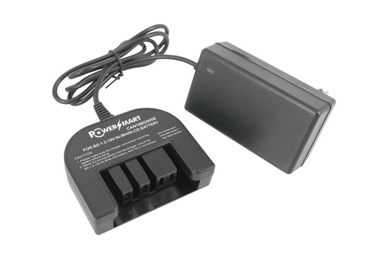 PowerSmart CAN18BD005E Batterie-Ladegerät (für 12V BLACK & DECKER A12 A12-XJ A12EX A1712 B-8315 BD12PSK BDBN1202 BDG1200K BDGL12K BDID1202) von PowerSmart
