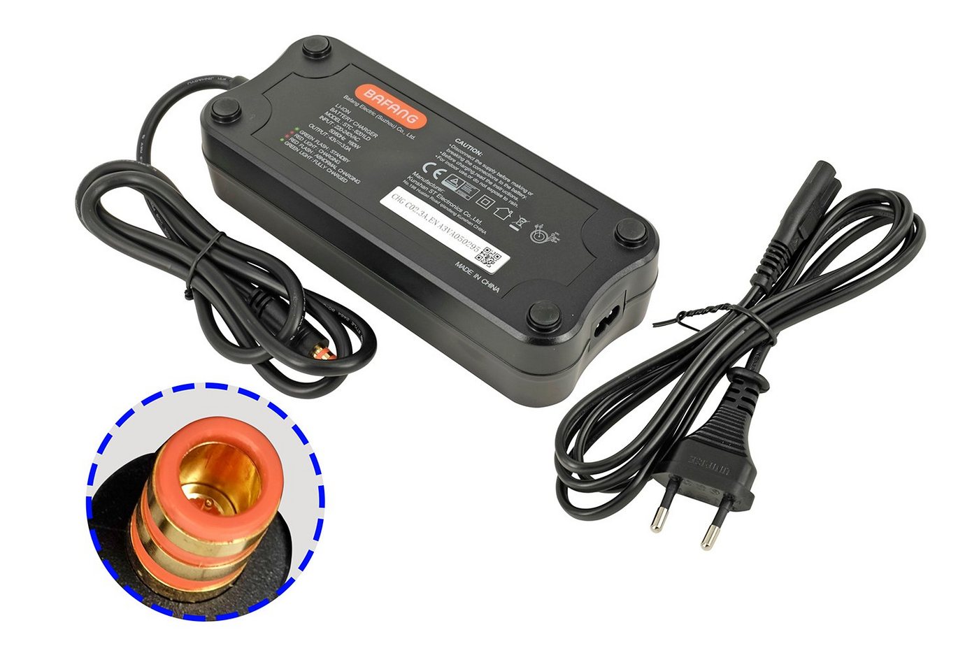 PowerSmart CBB151230.D21C5 Batterie-Ladegerät (42V 3A für Elektrofahrrad, 49,2V (Ausgang) von PowerSmart