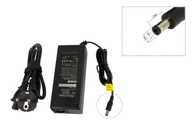 PowerSmart CF080L1018E.001 Batterie-Ladegerät (für Elektrofahrrad Prophete, AEG, Greenway Battery Akku, 42 V (Ausgang), 2 A (Ausgangsstrom) von PowerSmart