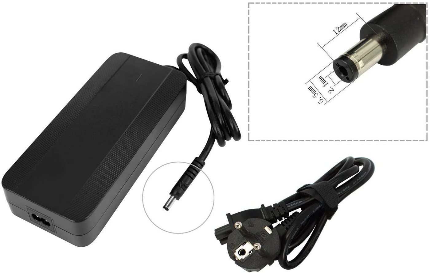 PowerSmart CM160L1303E.001 Batterie-Ladegerät (3A ebike Netzteil für 48V E-Bike mit 5.5 x 2.1 mm Rundstecker) von PowerSmart