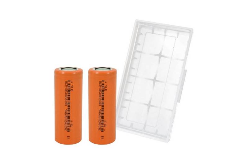 PowerSmart NCR18500A204 A Zusatz-Akku 2x 18500 Wiederaufladbare Batteriezellen LiNCA 2040 mAh (3,6 V) von PowerSmart