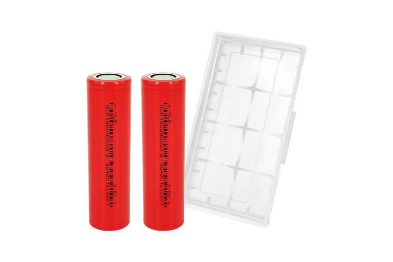 PowerSmart NCR18650D350 D Zusatz-Akku 2x 18650 Akkuzellen NCR18650D350 LiNCA 3500 mAh (3,6 V) von PowerSmart