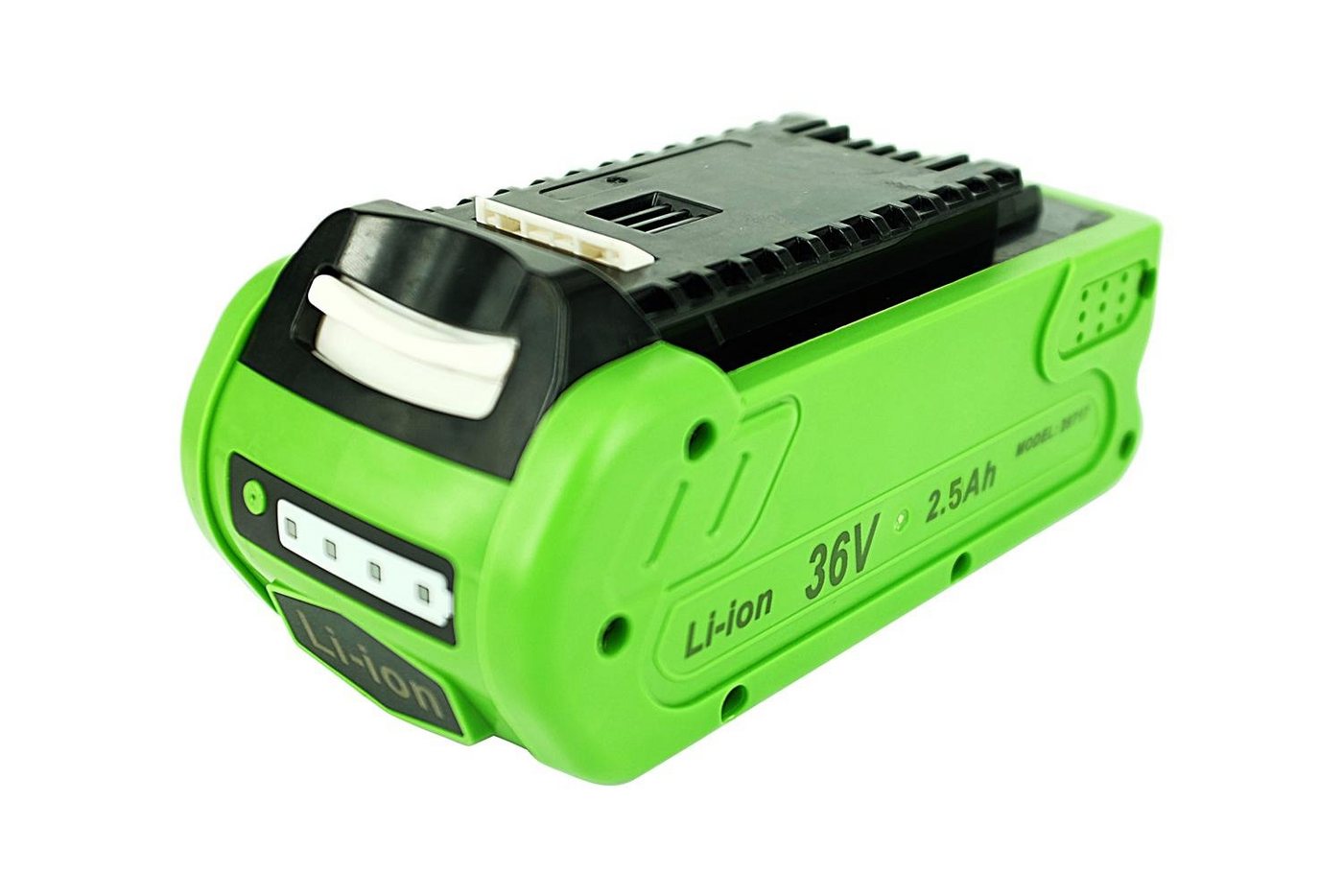 PowerSmart TGR002.25G Akku 2,5Ah für Greenworks G40AB, G40AC, G40CS30, G40DT35, G40GC, G40HT, G40LM35, G40LM41, G40LM45, G40LM46SP, G40LT, G40PH51, G40T5, G40UC, GD40BC Li-Ion 2500 mAh (36 V) von PowerSmart