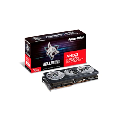 POWERCOLOR AMD Radeon RX 7800 XT Hellhound 16GB GDDR6 Grafikkarte HDMI/3xDP von Powercolor