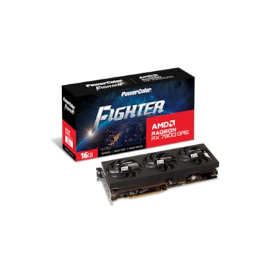 POWERCOLOR AMD Radeon RX 7900 GRE Fighter OC 16GB GDDR6 Grafikkarte HDMI/xDP von Powercolor