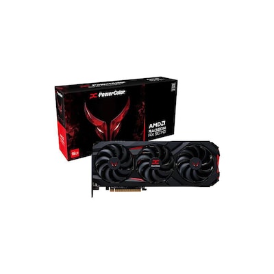 POWERCOLOR AMD Radeon RX 9070 Red Devil OC 16GB GDDR6 Grafikkarte HDMI/3xDP von Powercolor