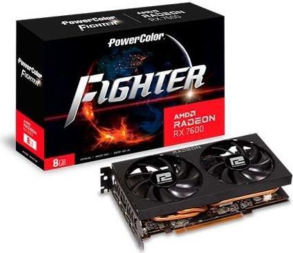 PowerColor Radeon RX 7600 Fighter 8GB - 8.192 MB - GDDR6 (RX7600 8G-F) von Powercolor