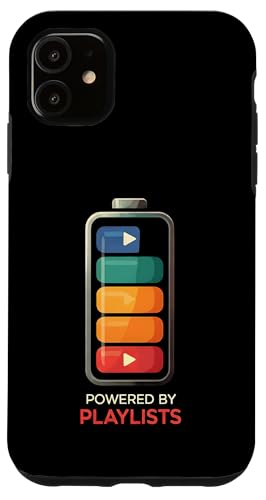 Music Lover Powered By Playlists Battery Charge Design Hülle für iPhone 11 Music Lover Powered By Playlists Battery Charge Design Hülle für iPhone 11 von Powered By Playlists Apparel