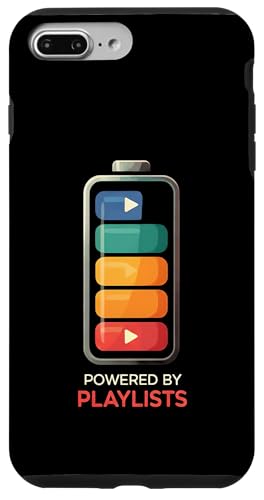 Music Lover Powered By Playlists Battery Charge Design Hülle für iPhone 7 Plus/8 Plus Music Lover Powered By Playlists Battery Charge Design Hülle für iPhone 7 Plus/8 Plus von Powered By Playlists Apparel