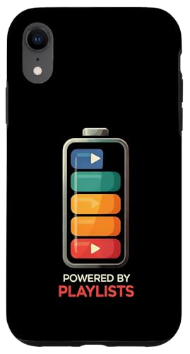 Music Lover Powered By Playlists Battery Charge Design Hülle für iPhone XR Music Lover Powered By Playlists Battery Charge Design Hülle für iPhone XR von Powered By Playlists Apparel
