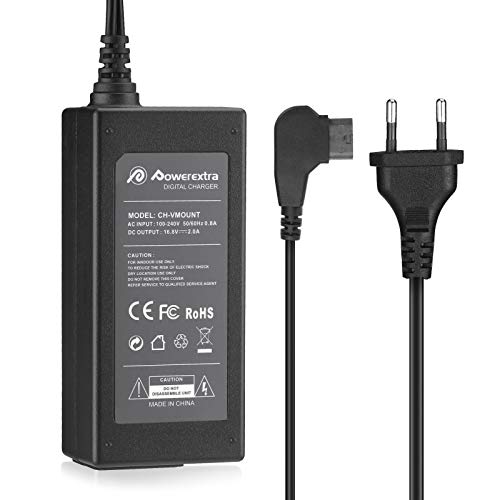 Powerextra D-Tap Ladegerät Netzteil für V-Mount Akkus Camcorder Video Dauerlicht usw. von Powerextra
