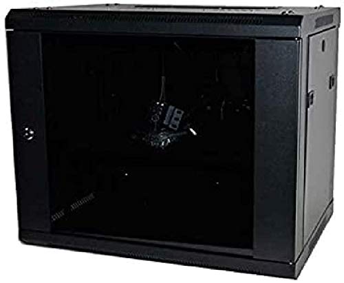 Powergreen RAC-09645-HQ Rack 9U 60X45 mit Thermostat, 2 Lüfter, 1 Fach von Powergreen