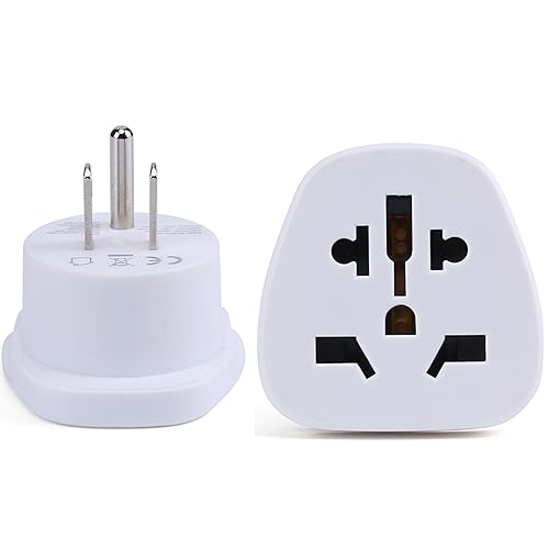 Powersky Universal Adapter auf USA Stecker Schutzkontaktbuchsen （z. B. UK China Deutschland Schweiz Kanada Mexiko Thailand Jamaika Brasilien usw） Reisestecker Reiseadapter Steckdosenadapter von Powersky