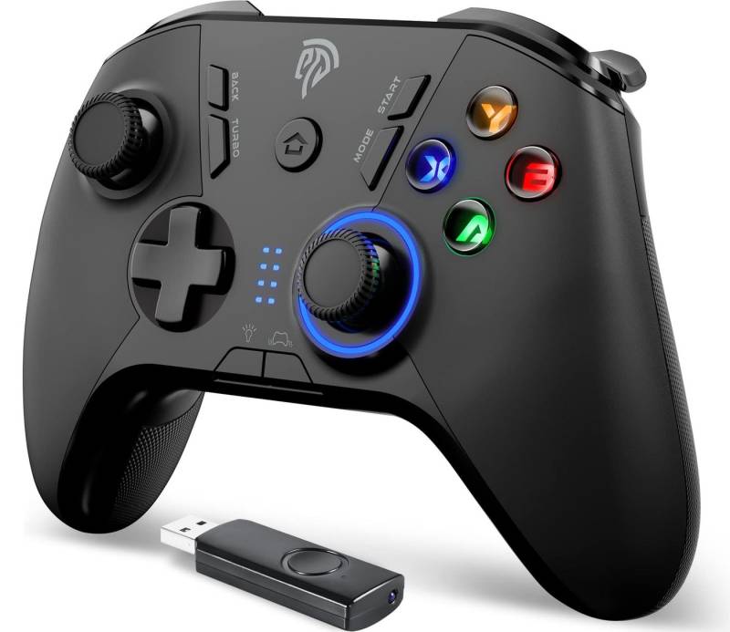 Powerwill PC Gamepad, Wireless Controller, Kabelloser Gaming-Controller Gamepad (Akkulaufzeit bis zu 14 Stunden, kompatibel mit Nintendo Switch) von Powerwill