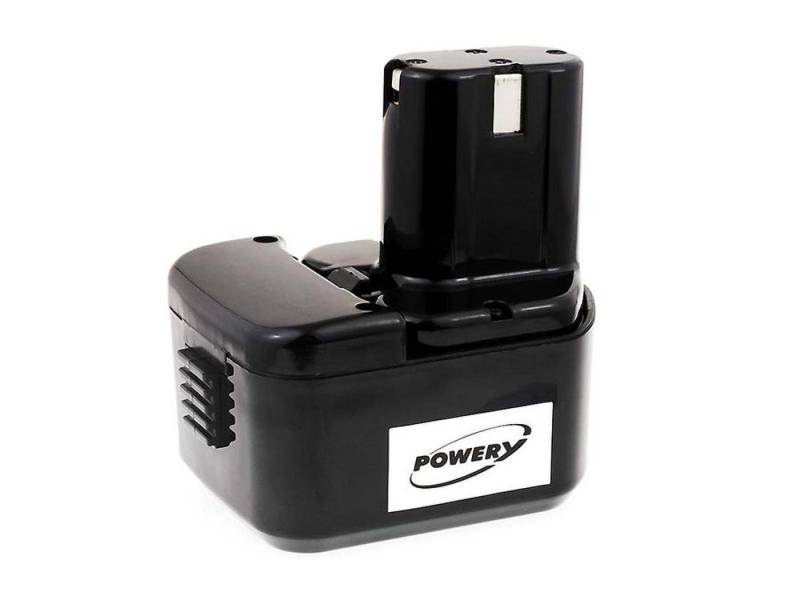Powery Akku für Hitachi Typ EB1214S 2000mAh NiMH Akku 2000 mAh (12 V) von Powery