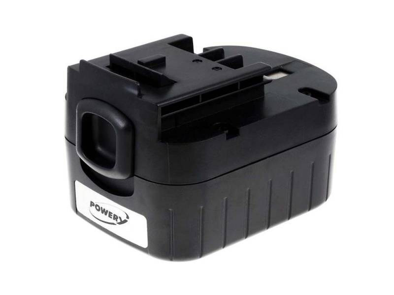 Powery Akku für Black & Decker Akkuschrauber HP122 Akku 2500 mAh (12 V) von Powery