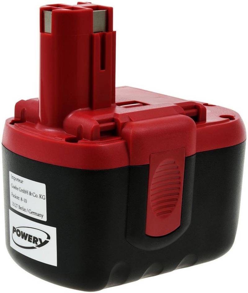 Powery Akku für Bosch Akkuschrauber GSR 24V NiMH 3000mAh O-Pack Akku 3000 mAh (24 V) von Powery