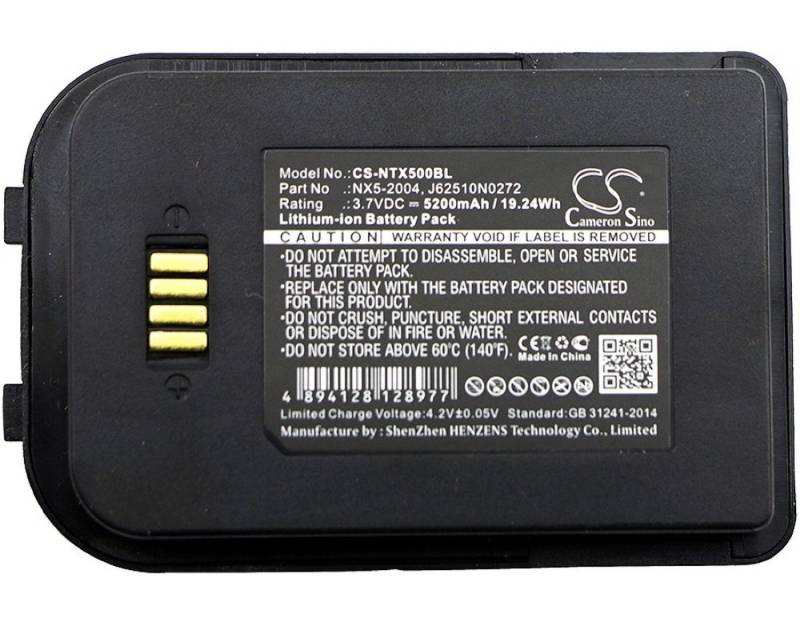 Powery Akku für Barcode-Scanner Akku Bluebird Pidion BIP-6000 Akku 5200 mAh (3.7 V) von Powery