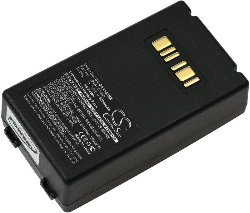Powery Akku für Barcode-Scanner Datalogic Falcon X3 Akku 5200 mAh (3.7 V) von Powery