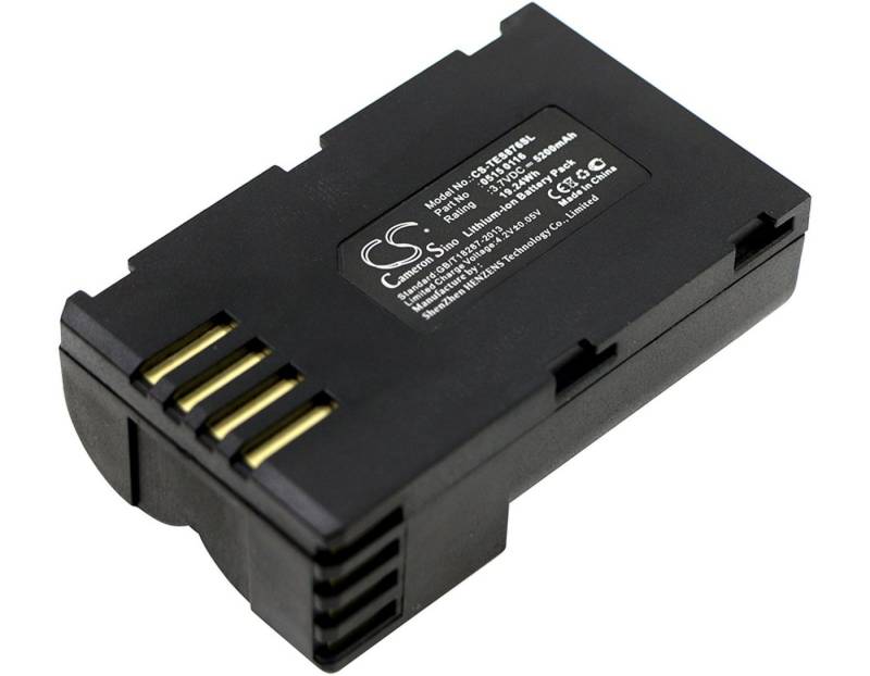 Powery Akku für Wärmebildkamera Testo Typ 0515 0116 Akku 5200 mAh (3.7 V) von Powery
