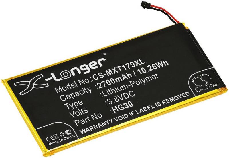 Powery Akku f. Motorola XT1794 Smartphone-Akku 2700 mAh (3.8 V) von Powery