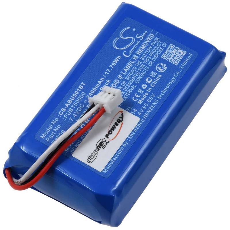 Powery Akku für Abus Secvest FUAA50000 FUAA50100 Akku 2400 mAh (7.4 V) von Powery