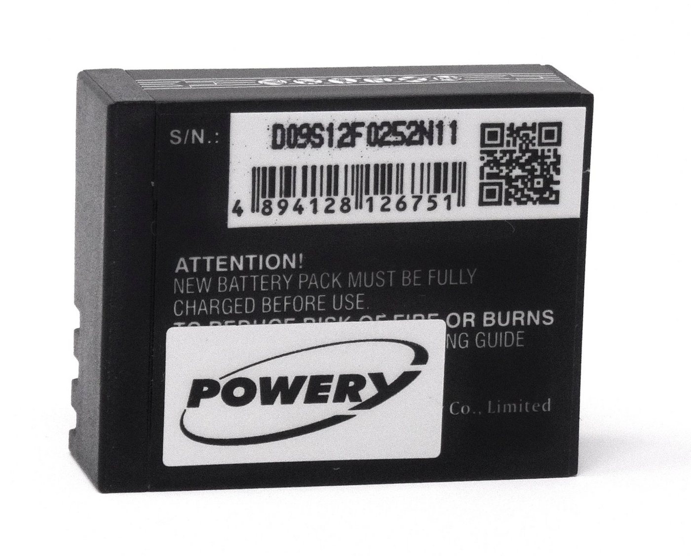 Powery Akku für Activeon CX Kamera-Akku 600 mAh (3.7 V) von Powery