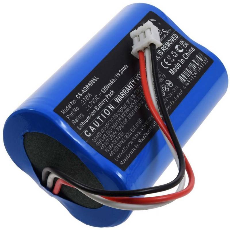 Powery Akku für Albrecht DR 860, DR 855 Akku 5200 mAh (3.7 V) von Powery