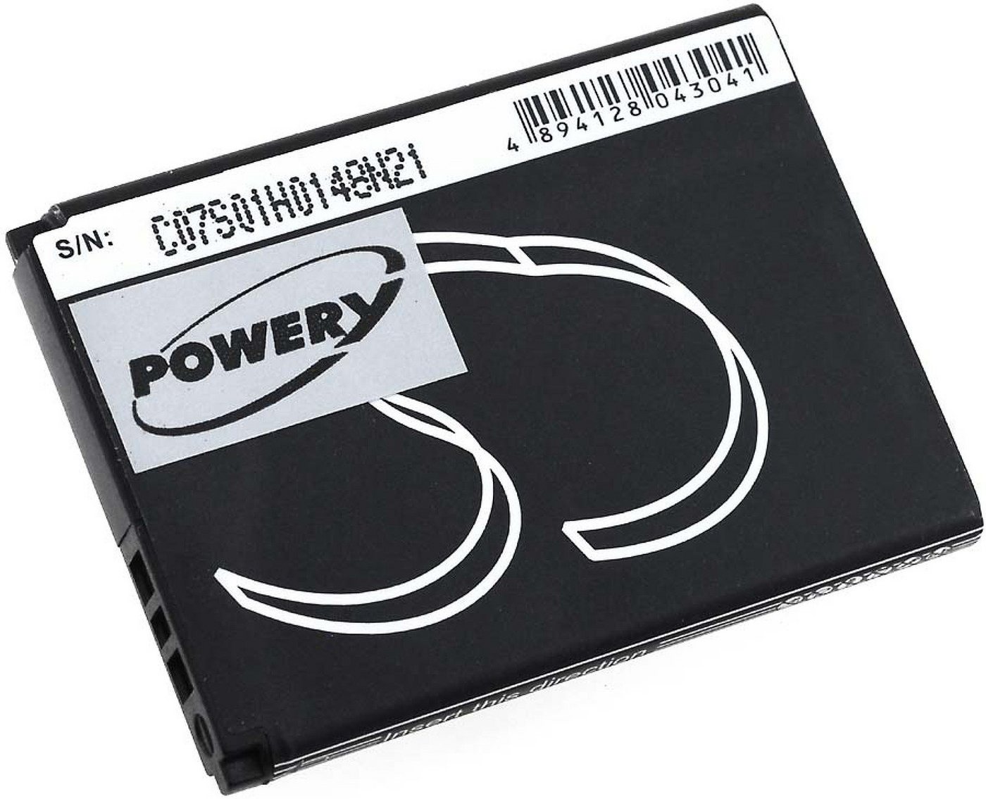 Powery Akku für Alcatel Typ CAB30B4000C1 Handy-Akku 600 mAh (3.7 V) von Powery