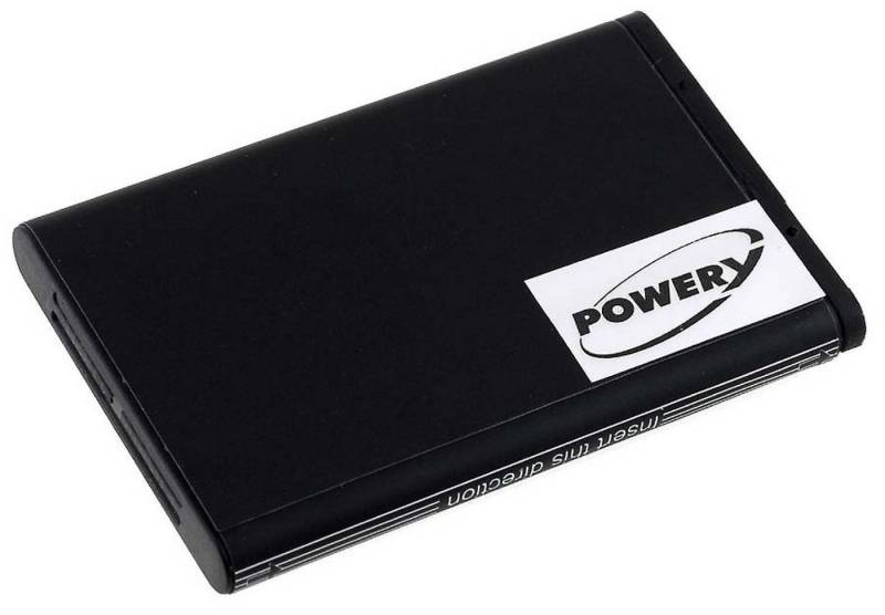 Powery Akku für Audioline Amplicom Powertel M6000 Handy-Akku 1050 mAh (3.7 V) von Powery