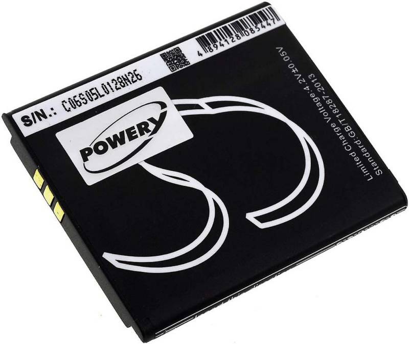 Powery Akku für Beafon SL650 Handy-Akku 800 mAh (3.7 V) von Powery