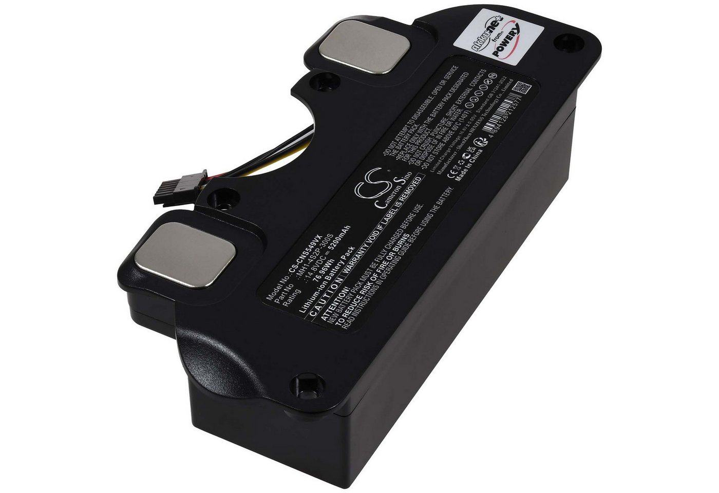 Powery Akku für Cecotec Conga 6090 Staubsauger-Akku 5200 mAh (14.8 V) von Powery