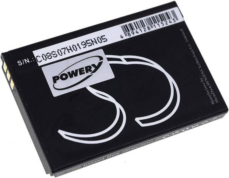 Powery Akku für Crosscall Typ BL-651A Smartphone-Akku 1500 mAh (3.7 V) von Powery