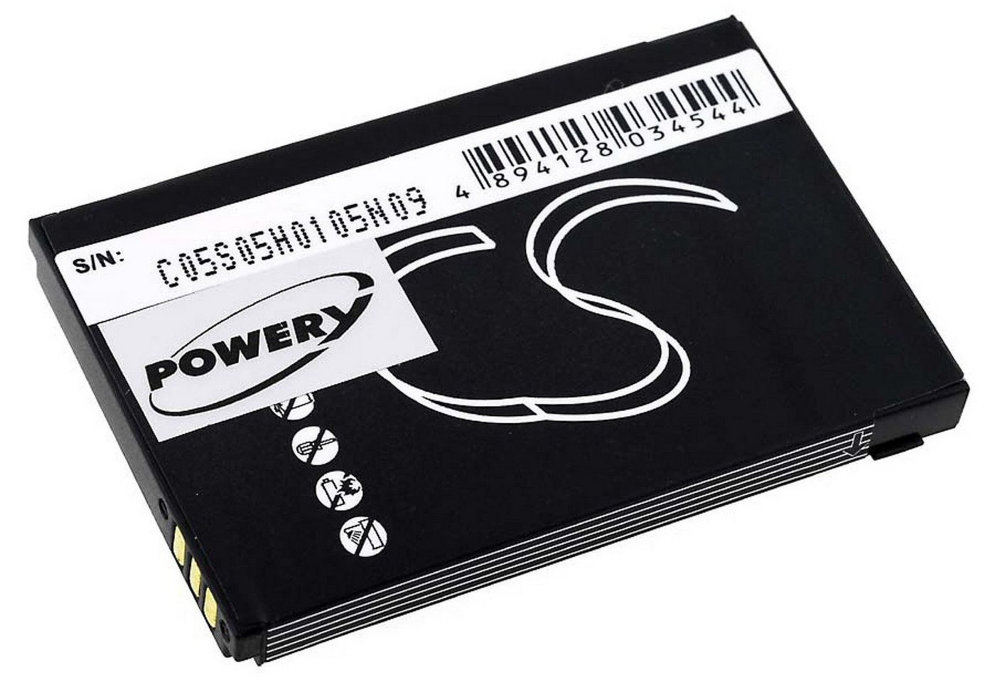 Powery Akku für Doro PhoneEasy 505 Handy-Akku 800 mAh (3.7 V) von Powery