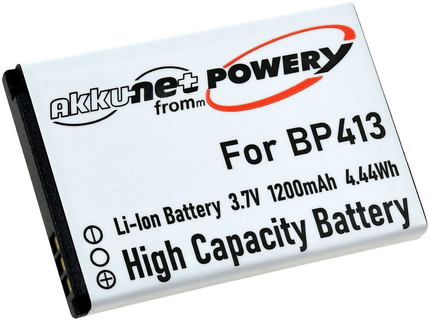 Powery Akku für Doro Primo 406 Handy-Akku 1200 mAh (3.7 V) von Powery