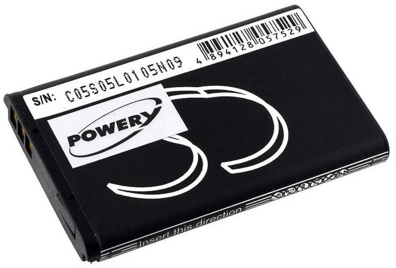 Powery Akku für Doro Typ DORO HARE Handy-Akku 1200 mAh (3.7 V) von Powery
