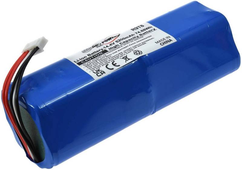 Powery Akku für Ecovacs DLX11-21/61 Staubsauger-Akku 5200 mAh (14.4 V) von Powery