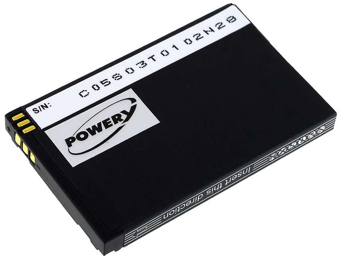Powery Akku für Emporia Telme C96 Handy-Akku 1050 mAh (3.7 V) von Powery