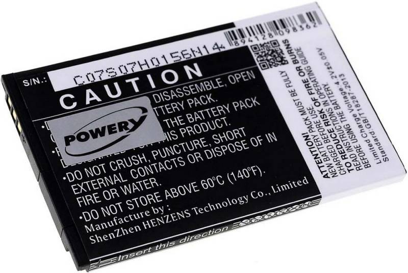 Powery Akku für Emporia V50 Handy-Akku 1050 mAh (3.7 V) von Powery