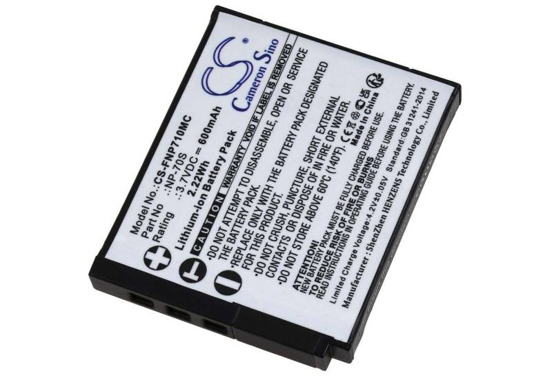 Powery Akku für Fujifilm Instax Mini 99 Kamera-Akku 650 mAh (3.7 V) von Powery