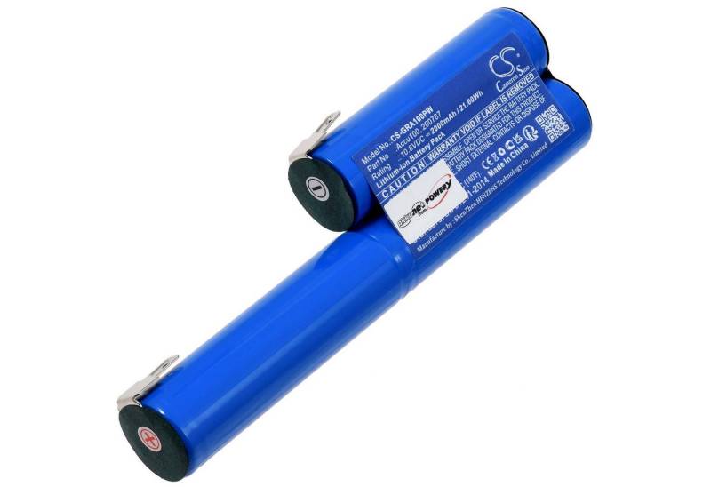 Powery Akku für Gardena Twin Cut 8825 8825-20 Akku 2000 mAh (10.8 V) von Powery