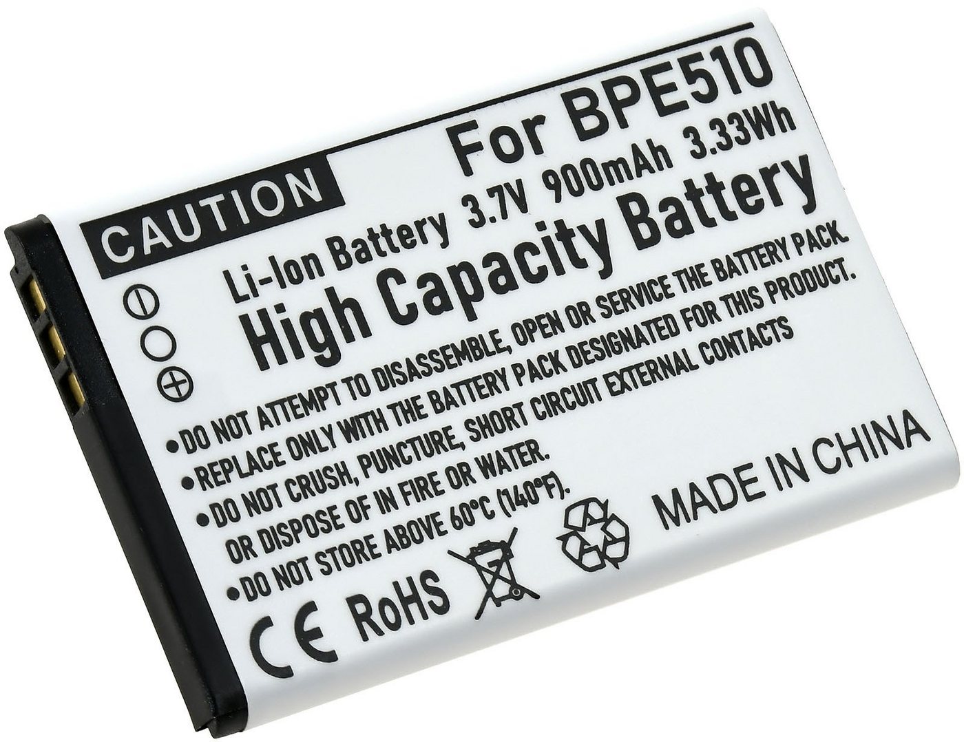 Powery Akku für Hagenuk Typ F100 Handy-Akku 900 mAh (3.7 V) von Powery