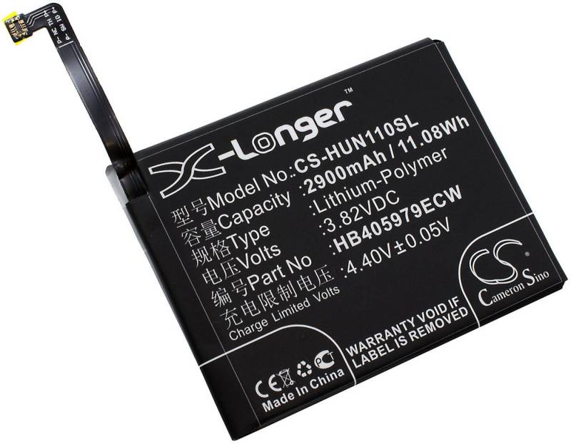 Powery Akku für Huawei CAN-L11 Smartphone-Akku 2900 mAh (3.82 V) von Powery