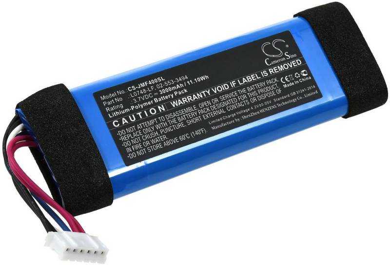 Powery Akku für JBL Flip Essential Akku 3000 mAh (3.7 V) von Powery